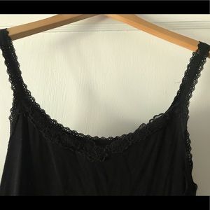 Mossimo lace edged tank top